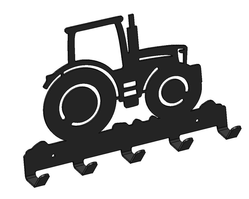 Suport chei perete tip tractor