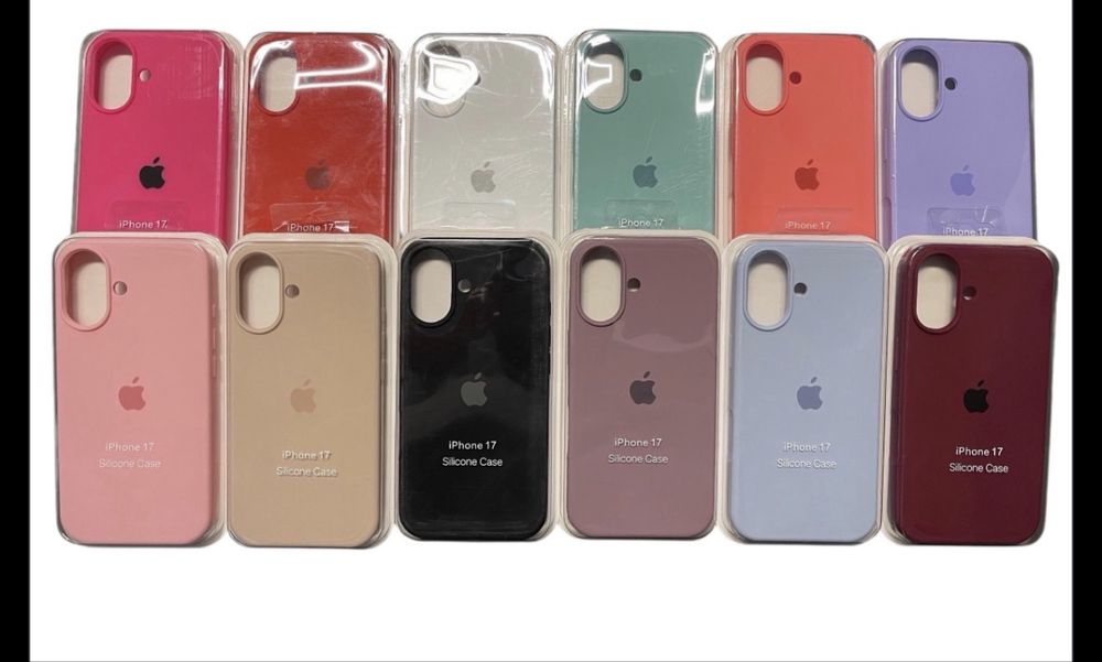 Iphone case силиконови калъфи iphone 17/Pro/Max