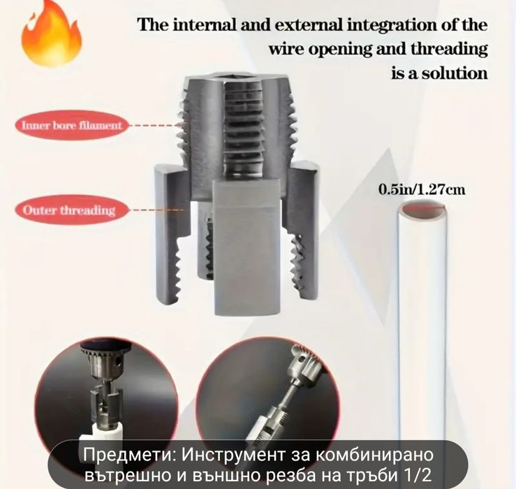 Многофункционален Метален Инструмент за 1/2 и 3/4