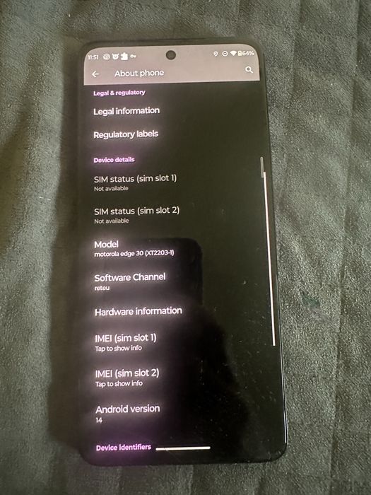 Motorola Egde 30