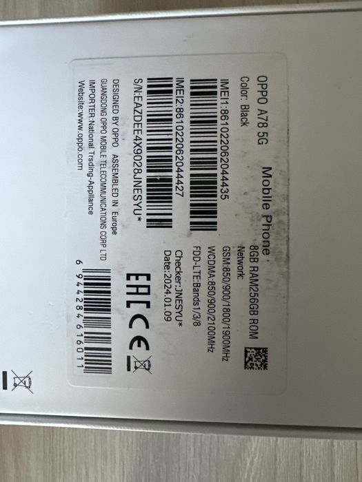 Телефон OPPO A78
