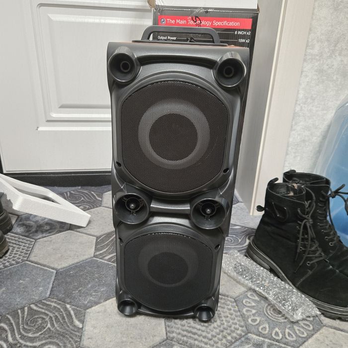 колонка Sing-e zqs 6226 с микрофоном