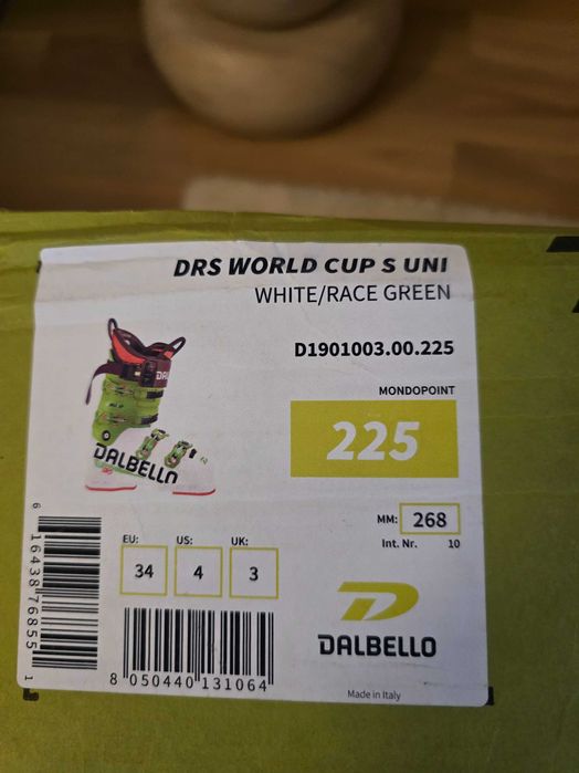 Clapari Dalbello DRS World Cup S Uni race 225 mondopoint , noi