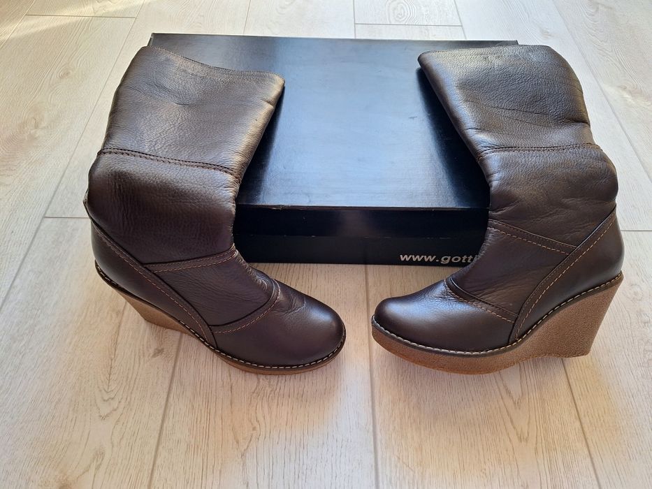 Дамски ботуши естествена кожа