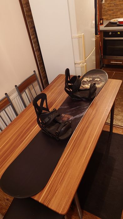 Placa Snowboard K2 Illusion 159W cm cu legaturi Burton Mission L