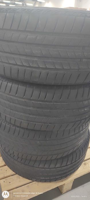 4 бр. летни гуми BRIDGESTONE 225/55/R17 DOT:0419