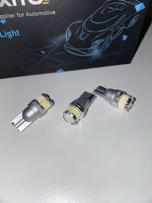 Set 2x LED T10 W5W Canbus 6500K Poziții Interior