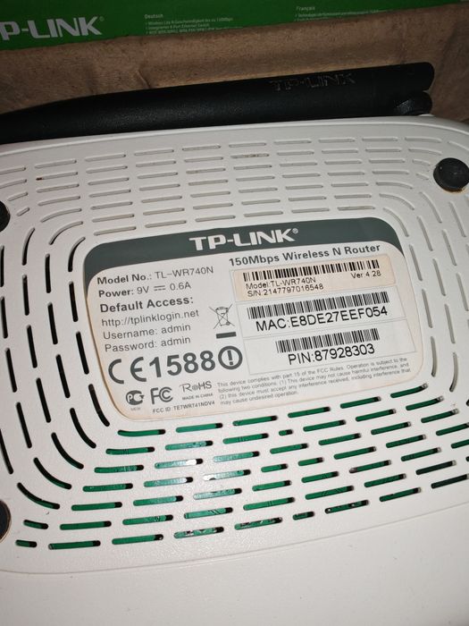 Router Wi-Fi Tp-Link TL-WR740N