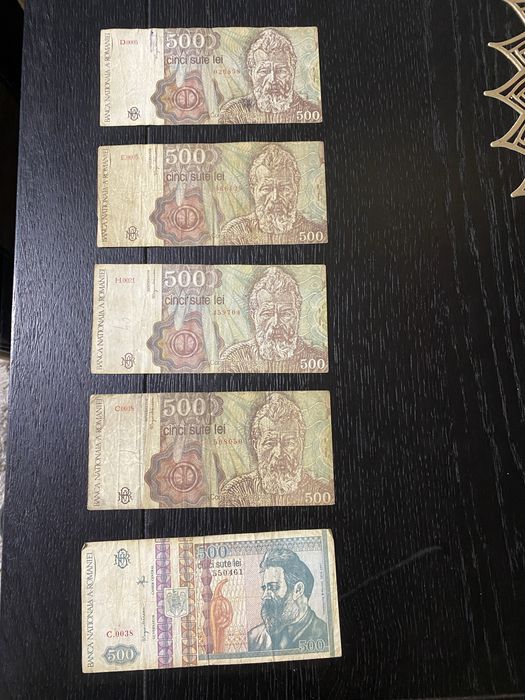 Bancnote vechi  de 500 lei