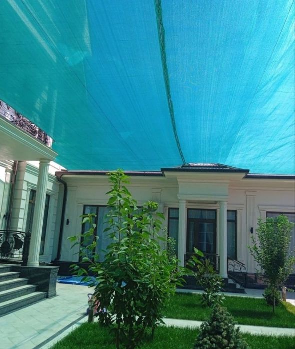 Соя сетка банер тент установка кламз