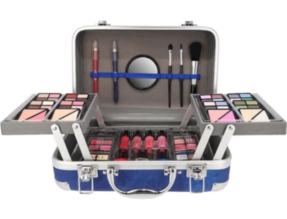 Куфарче с гримове с немско качество в син цвят