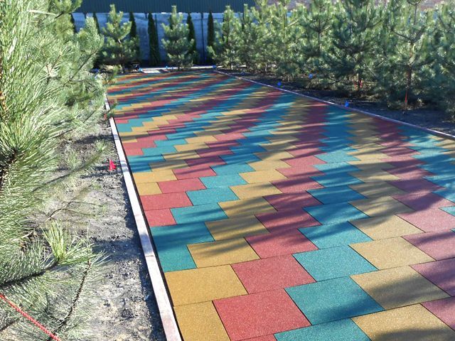 Резиновые брусчатка. Наливные   покрытие  площадки  rezina qoplama