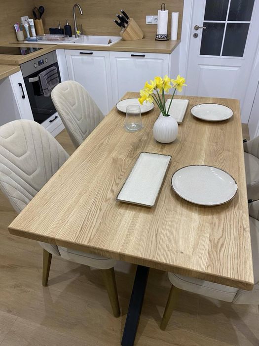 Маса масив естествено дърво: Дъб, Орех, Бряст, Липа