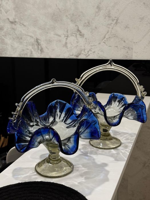 Вазы красивые под конфеты,орешки, 2 штуки