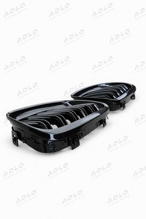 Grile duble BMW E90 E91 LCI Seria 3 M negru lucios