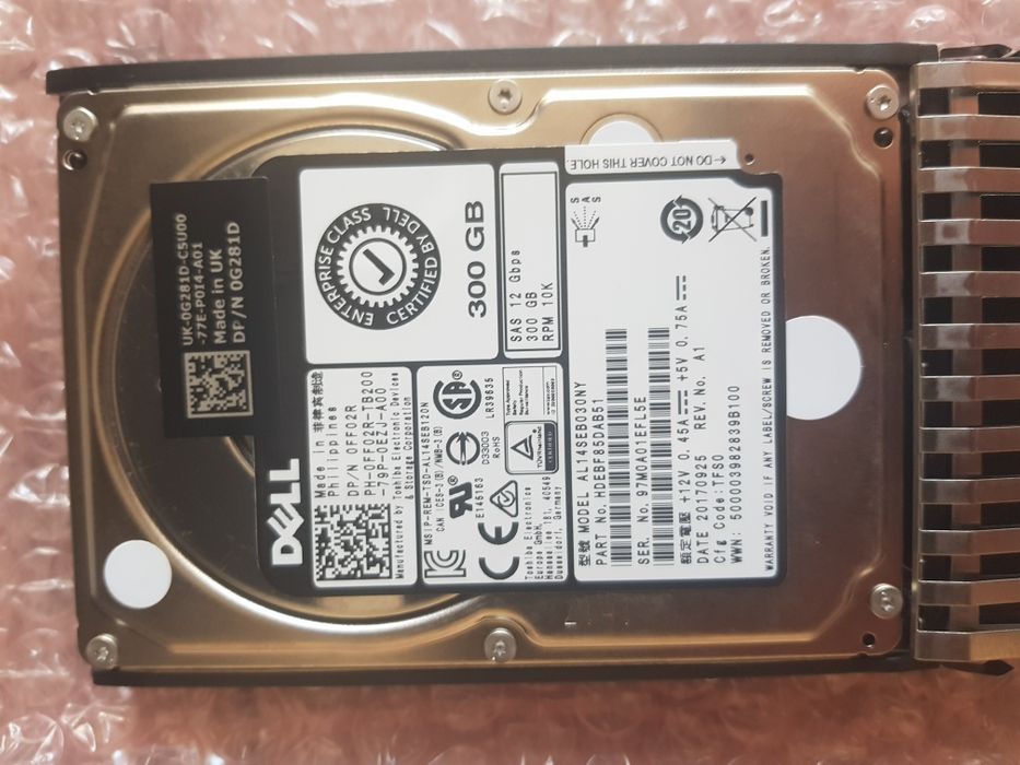 Продам диск sas dell