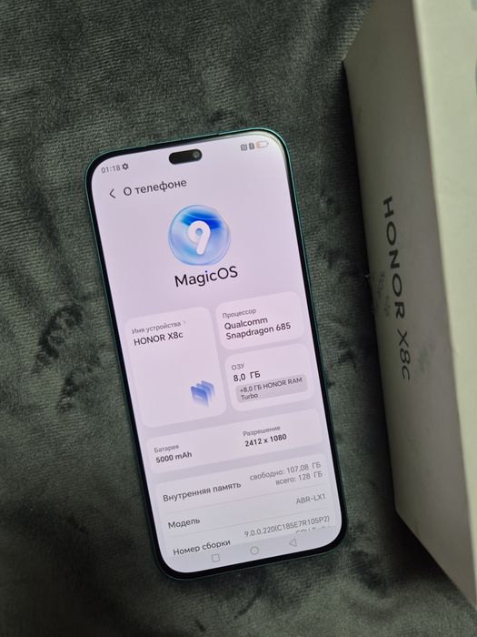 Новый Honor X8c на гарантии