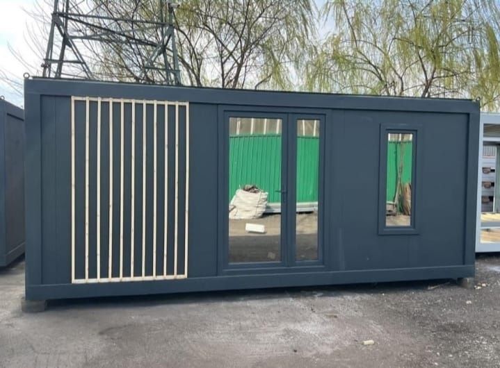 Vand Containere birou monobloc imbinate vestiar sanitar modular paza