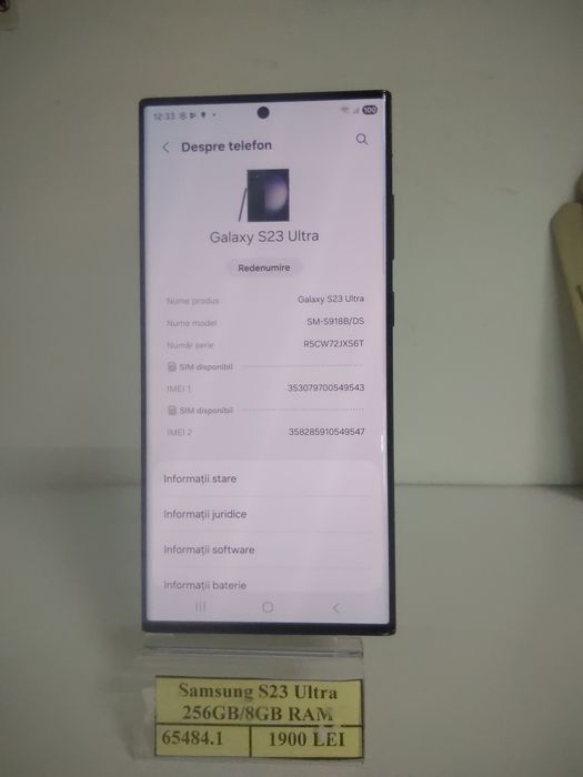 Samsung S23 Ultra 256Gb(efn)