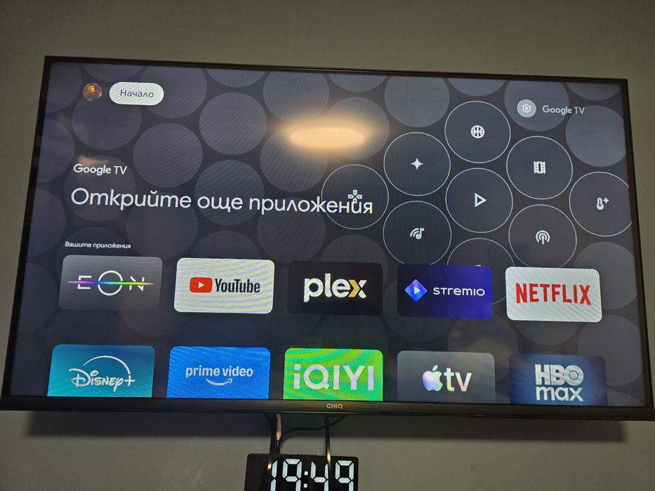 Смарт телевизор 40" GoogleTV