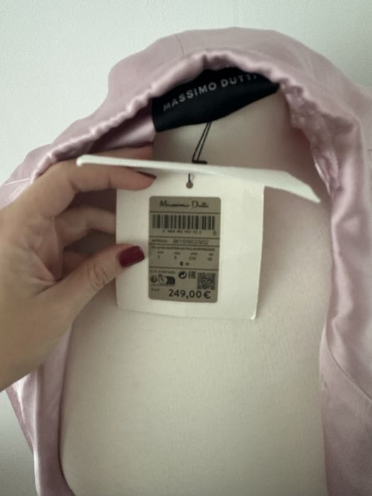 Massimo Dutti Studio Blazer Sacou rose