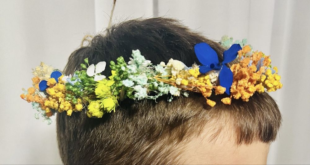 Coronite copii serbare Flori naturale criogenate