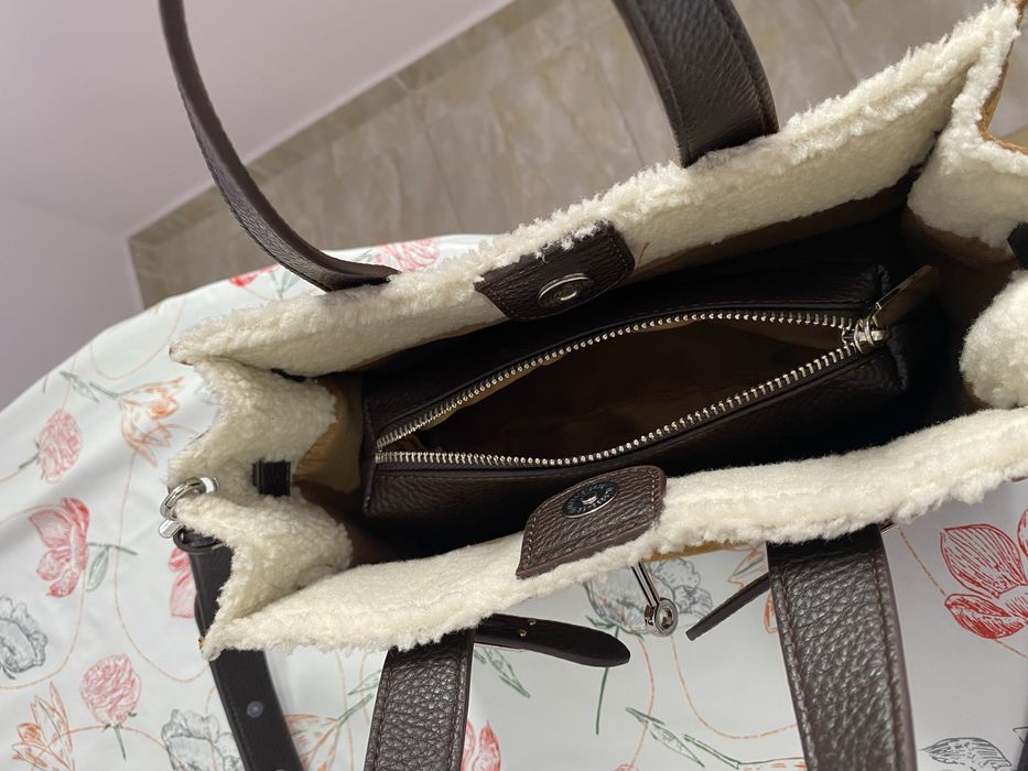 Сумка замшевая.