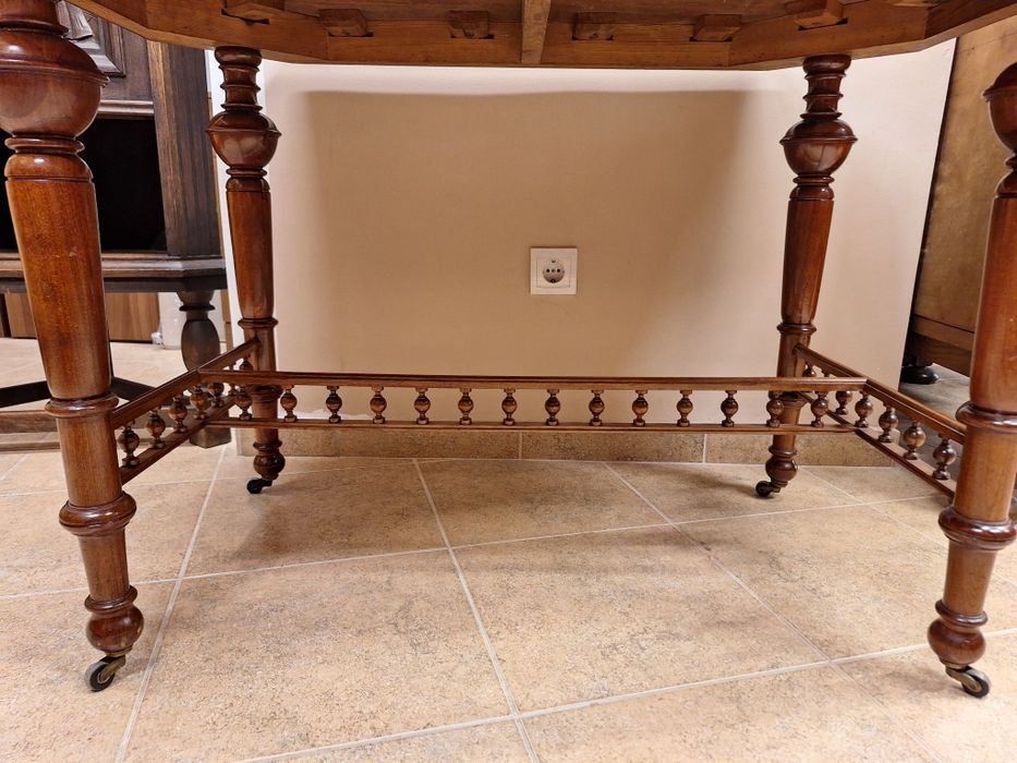 Античен Викториански  к - т за трапезария маса  с 4 стола