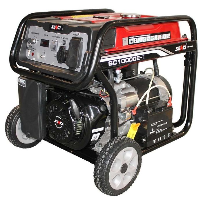 Generator SENCI SC-10000E, Putere max. 8.5 kw, AVR, motor benzina
