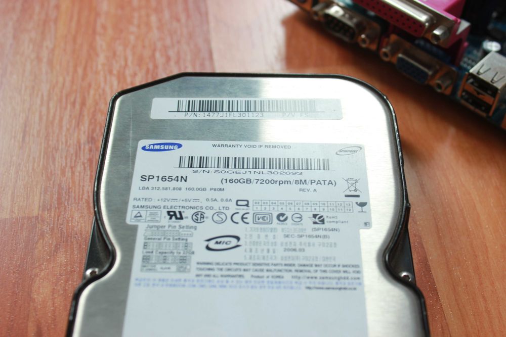 Kit retro PC socket 478 Intel Pentium 4 2.4Ghz/512Mb/160Ata