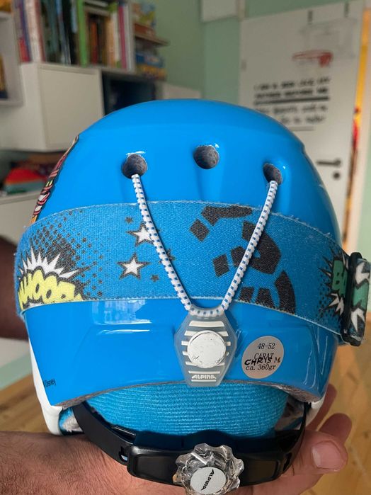 Комплект детски ски каски и очила Piney от Alpina 48-52, 360гр