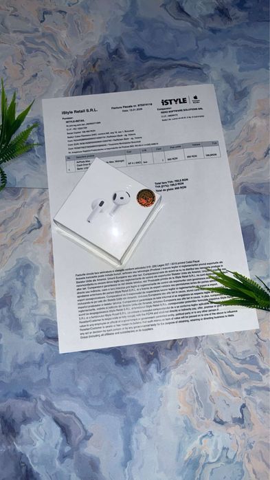 Casti AirPods 4 ANC + factura