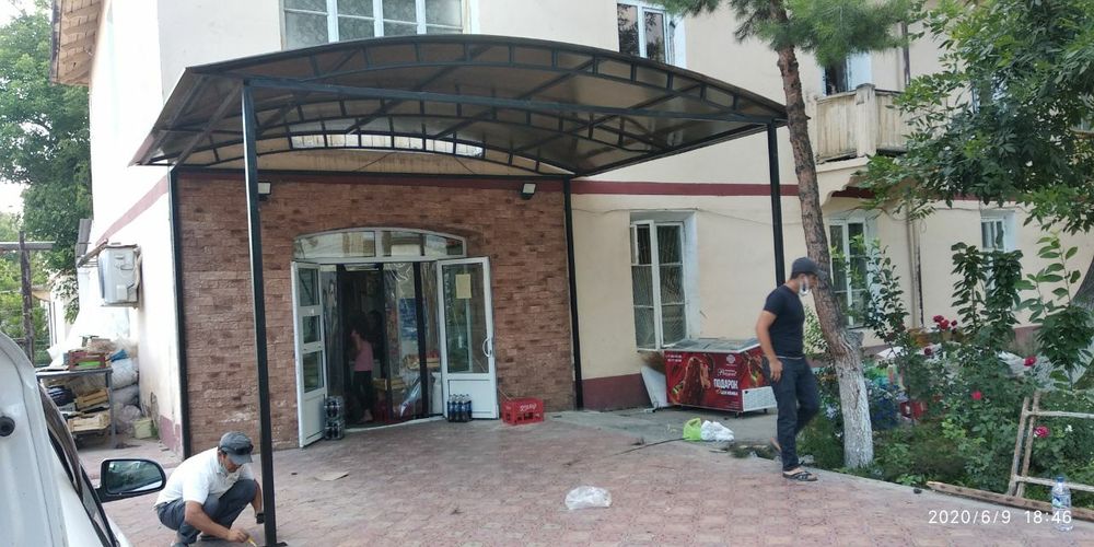 Навес решетки перила