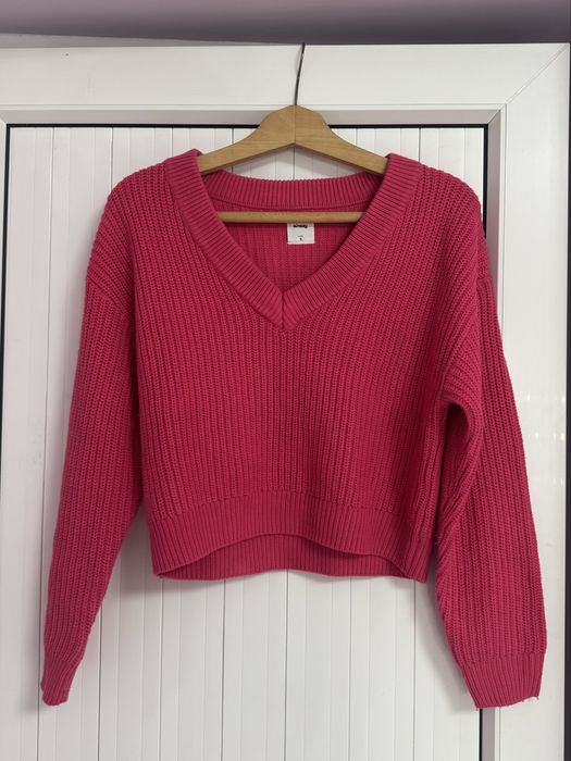 Розов пуловер от Sinsay, размер S