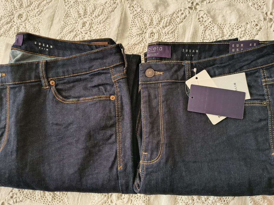 Нови дамски дънки Mango големи размери