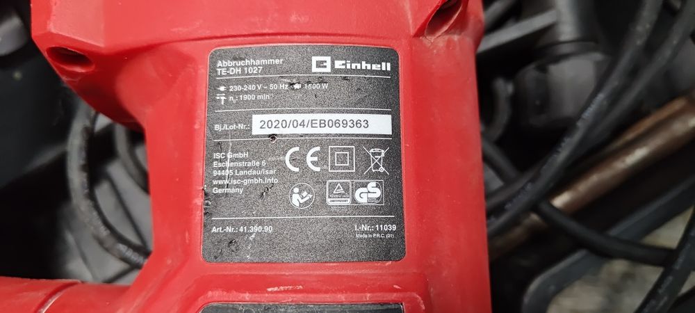 Къртач Einhell TE-DH 1027