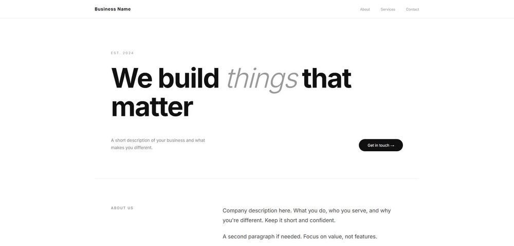 Creare site web profesional, modern și responsive
