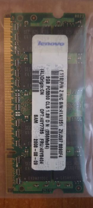 IBM LENOVO T61 T61p placuta ORIGINALA memorie RAM 2 Gb. ddr2