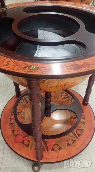 Нов Голям Глобус Мини Бар - Поставка за Бутилка / Вино/Юбилей!