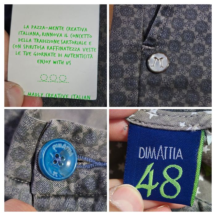 Pantaloni Dimattia Genova, Tailored Style, Stretch, Bărbați - 48