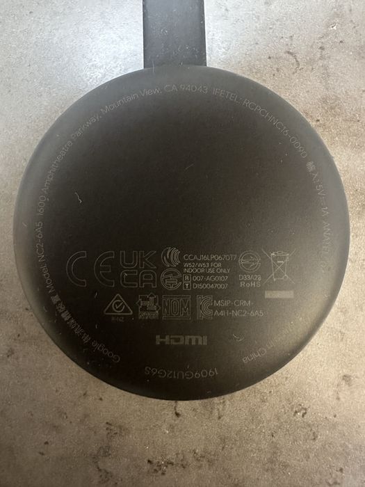 Gogle Chromecast 3rd gen - Original