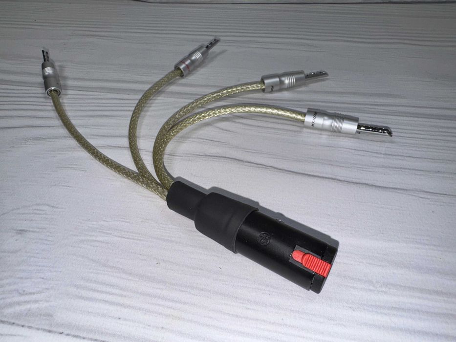 Персонализиран (custom) адаптер 6.3 мм жак към терминали за тонколони (Furutech / Silent Wire)