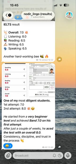 INGLIZ TILI (online) - General English va IELTS faqat!