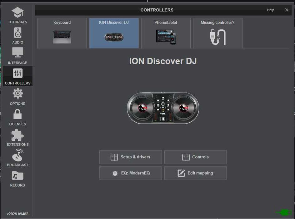 ION Discover DJ USB Controller