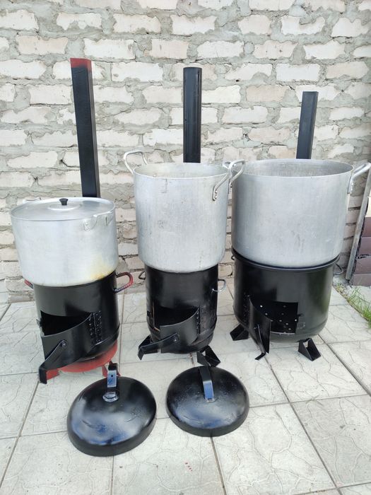 Печь под кастрюлю, казан. ОШАК.