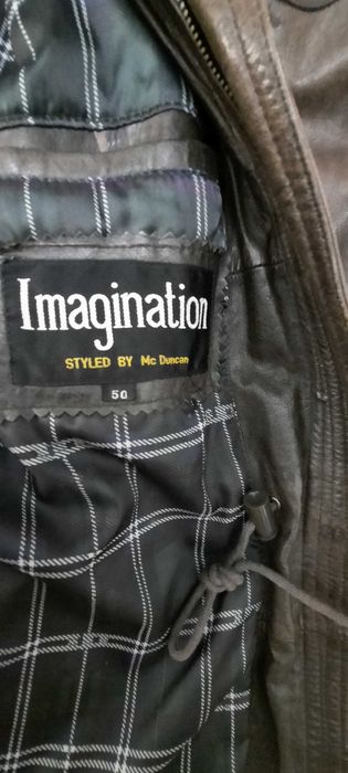 Jacheta piele maro Imagination Styled by Mc Duncan, bărbătească, mărimea 50