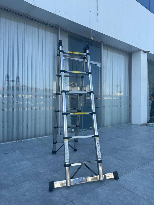 Narvon teleskop nikel, narvon, лестница, телескопическая лестница