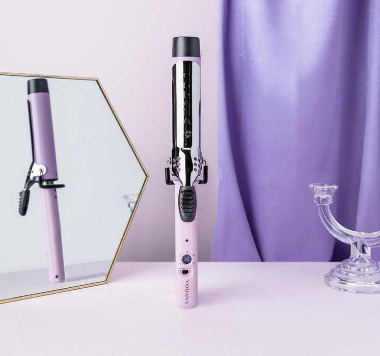 КЕРАМИЧНА маша за коса Южна Корея - VODANA Glamwave Curling Iron