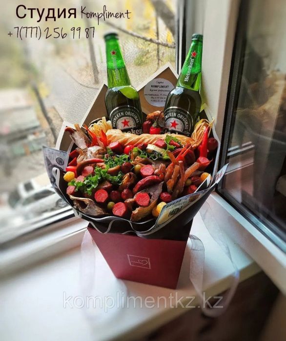 Мужские букеты Алматы