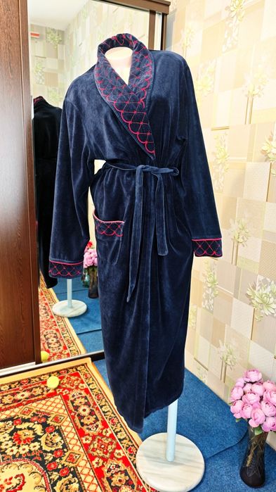 Халат велюровый на высокую(-ого)